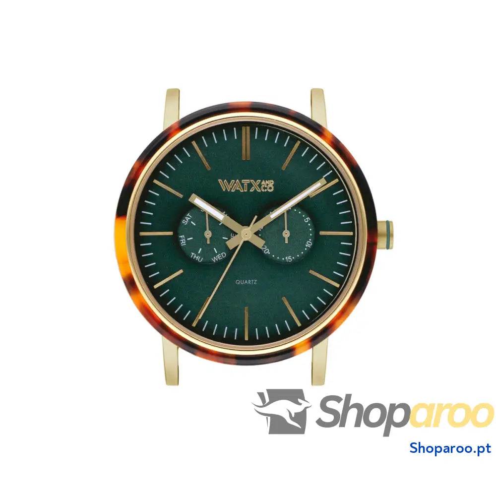 Relógio unissexo Watx & Colors WXCA2740 Verde Dourado (Ø 44 mm)