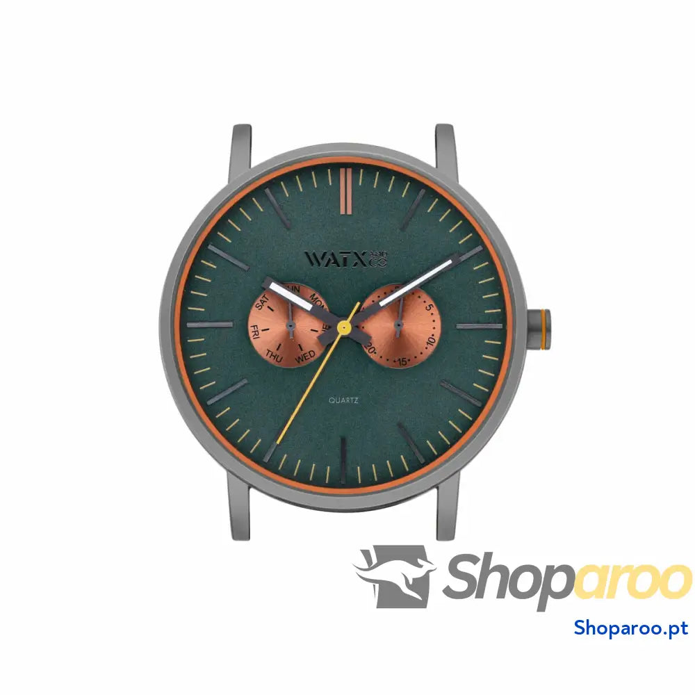 Relógio unissexo Watx & Colors WXCA2741 Verde Cinzento (Ø 44 mm)