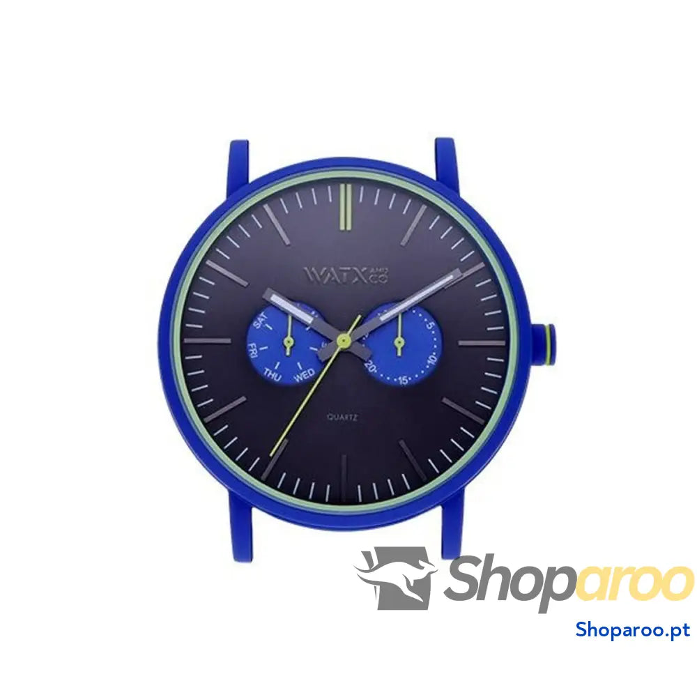 Relógio unissexo Watx & Colors WXCA2743 Azul (Ø 44 mm)