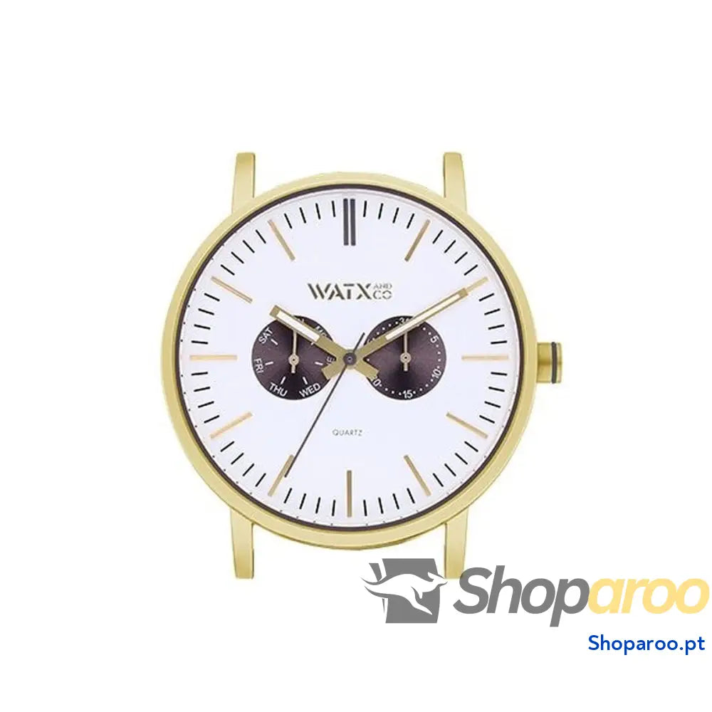 Relógio unissexo Watx & Colors WXCA2744 Dourado (Ø 44 mm)