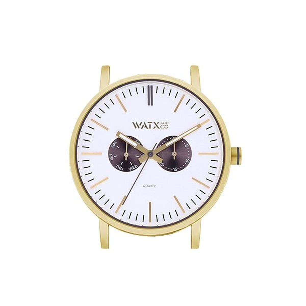 Relógio unissexo Watx & Colors WXCA2744 Dourado (Ø 44 mm)