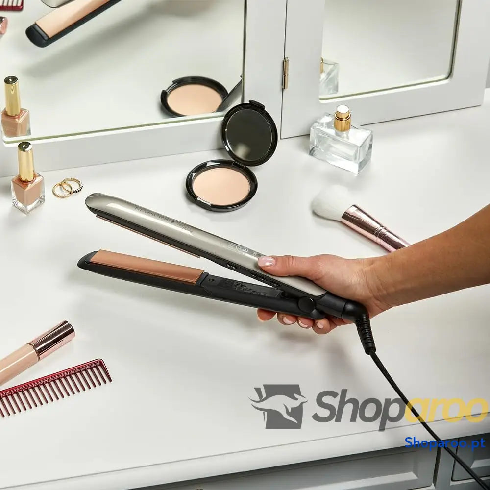 Remington Keratin Therapy Pro Ferro de Cabelo com revestimento cerâmico e proteção contra danos capilares