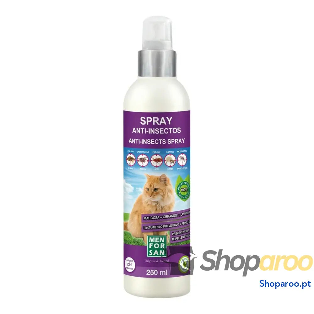 Repelente de insetos Menforsan Spray Gato 250 ml