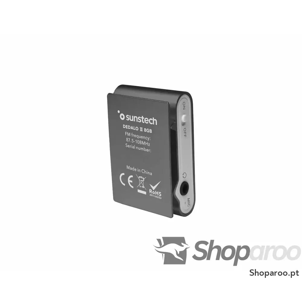 Reprodutor MP3 Sunstech DEDALOIII8GBGY 1,1’’ 8 GB