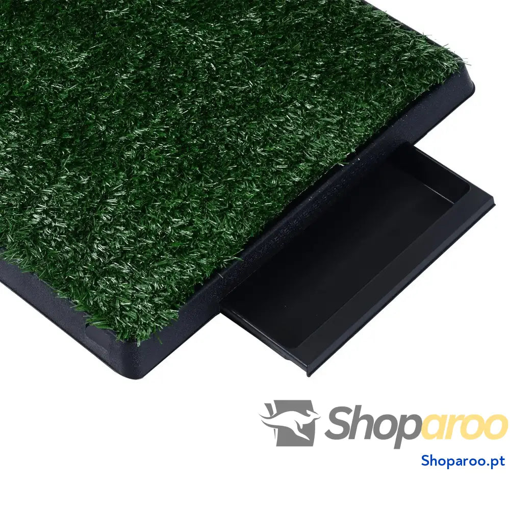 Resguardo de Treino para Cães com Bandeja Lavável Verde 51x63x6 cm