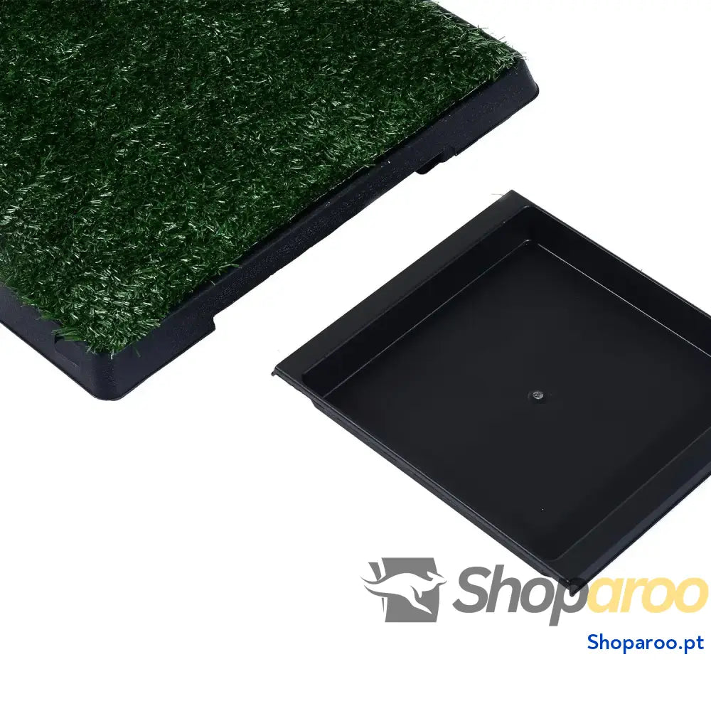 Resguardo de Treino para Cães com Bandeja Lavável Verde 51x63x6 cm