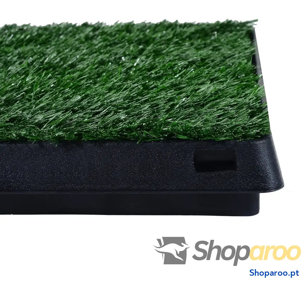 Resguardo de Treino para Cães com Bandeja Lavável Verde 51x63x6 cm