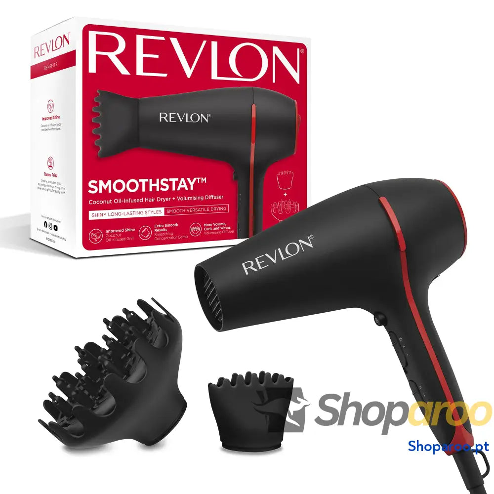 Revlon RVDR5823 secador de cabelo cerâmica iónica design compacto leve 2000W