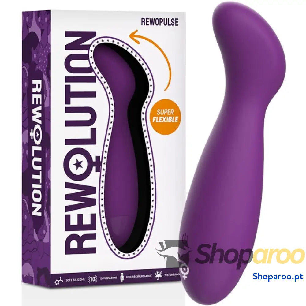 REWOLUTION - REWOPULSE VIBRADOR FLEXÍVEL ESTIMULADOR DE PONTO G