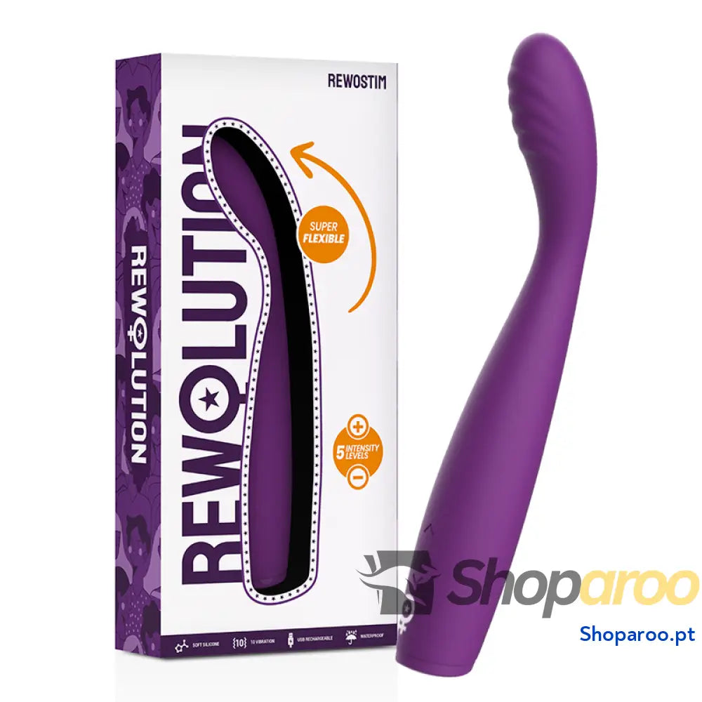 REWOLUTION - VIBRADOR FLEXÍVEL REWOSTIM