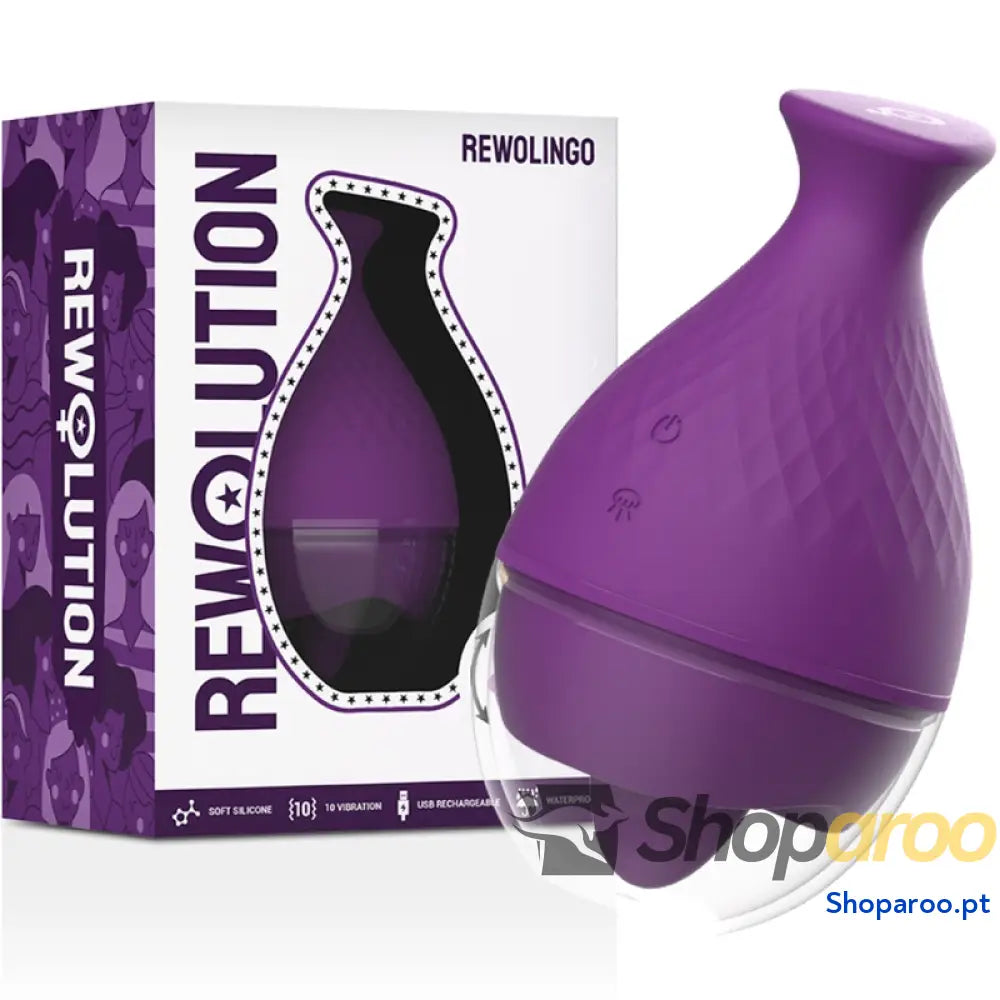REWOLUTION - VIBRADOR REWOLINGO COM LÍNGUA