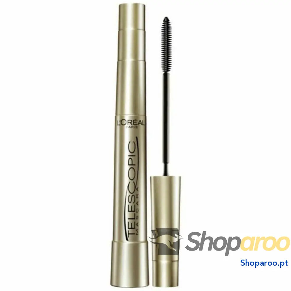 Rímel L'Oreal Make Up False Lash Telescopic Gold Preto 8 ml