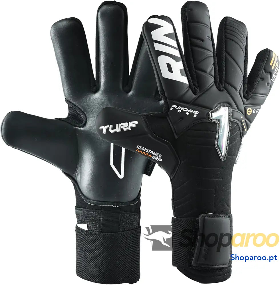 Rinat Kratos Turf Blk Luvas de guarda roupa juventude unissexo