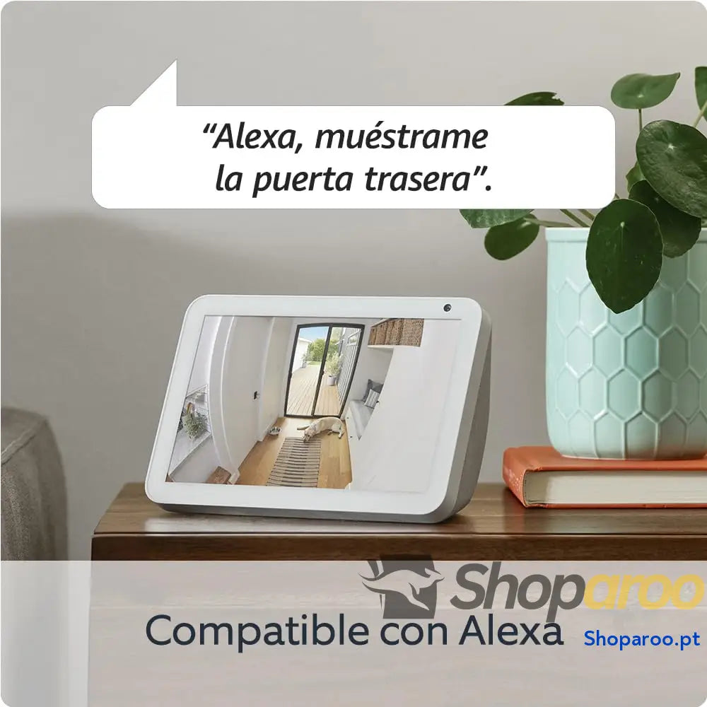 Ring Câmara interior (Indoor Camera 2.ª gen.) | de vigilância Wi Fi com tomada para animais estimação | Vídeo 1080p HD