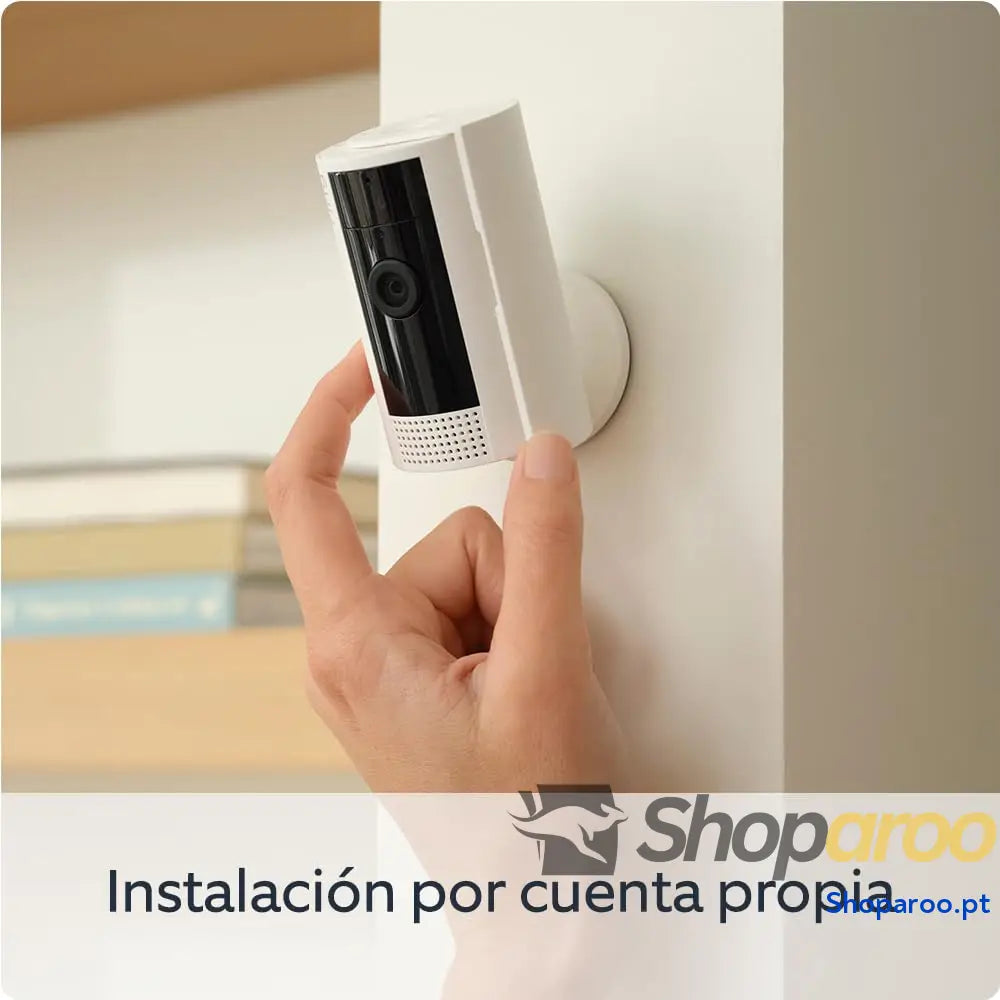 Ring Câmara interior (Indoor Camera 2.ª gen.) | de vigilância Wi Fi com tomada para animais estimação | Vídeo 1080p HD