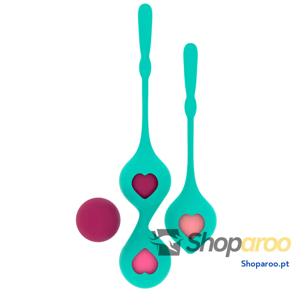 RITHUAL CONJUNTO DE TREINAMENTO PÉLVICO DEVA AQUA GREEN