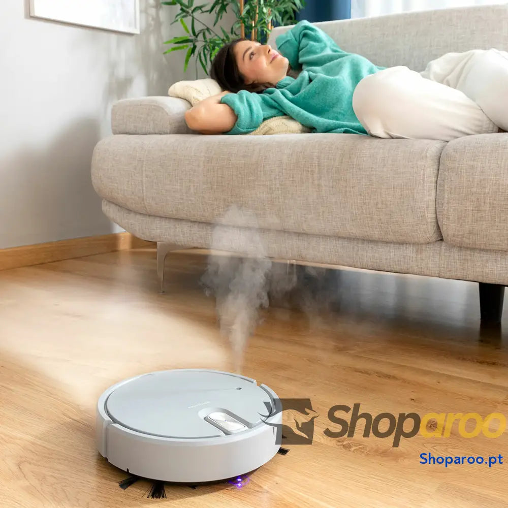 Robot Aspirador Recarregável Multifunções 5 em 1 Varob InnovaGoods