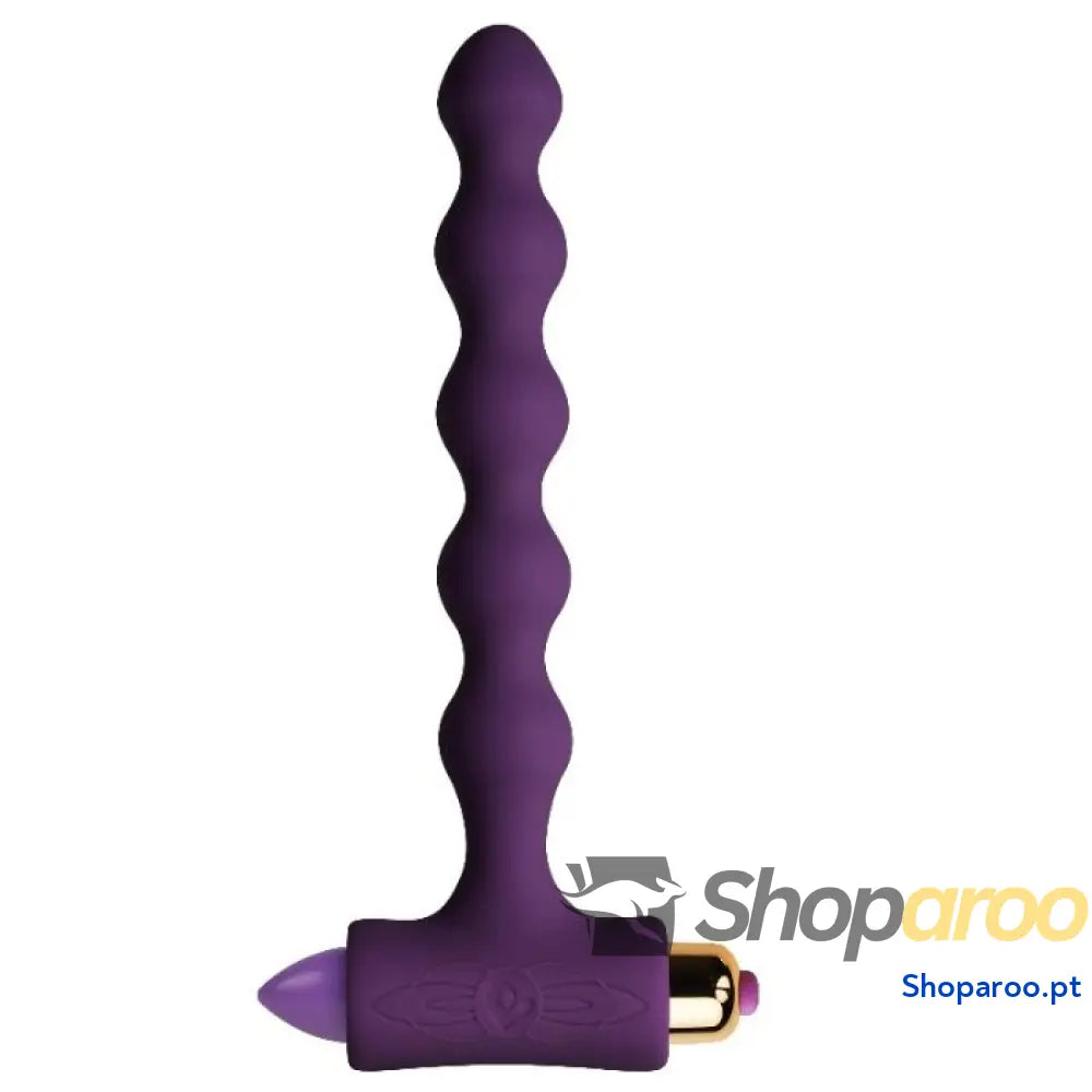 ROCKS-OFF - PLUG ANAL COM VIBRAO E RIOS PETITE SENSATIONS PÉROLAS