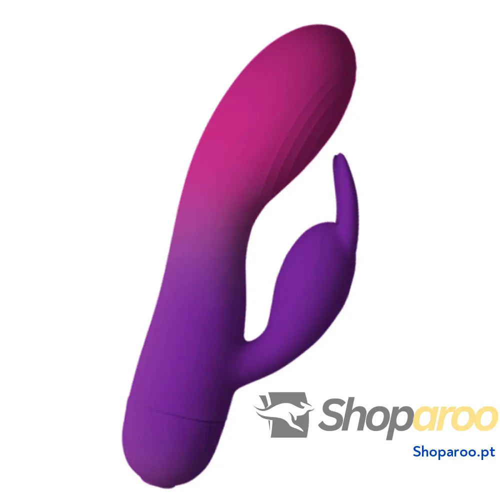 ROCKS OFF VIBRADOR GLO GIRL PURPLE RABBIT