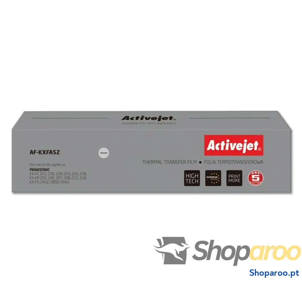 Rolo de Papel para FAX Activejet AF-KXFA52