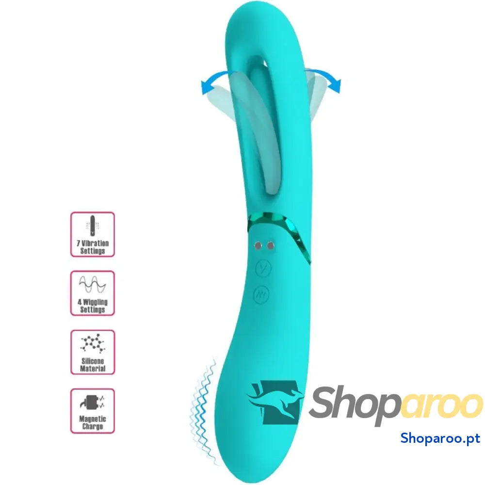ROMANCE - VIBRADOR LEXIE G-SPOT 7 VIBRAÇÕES AZUL