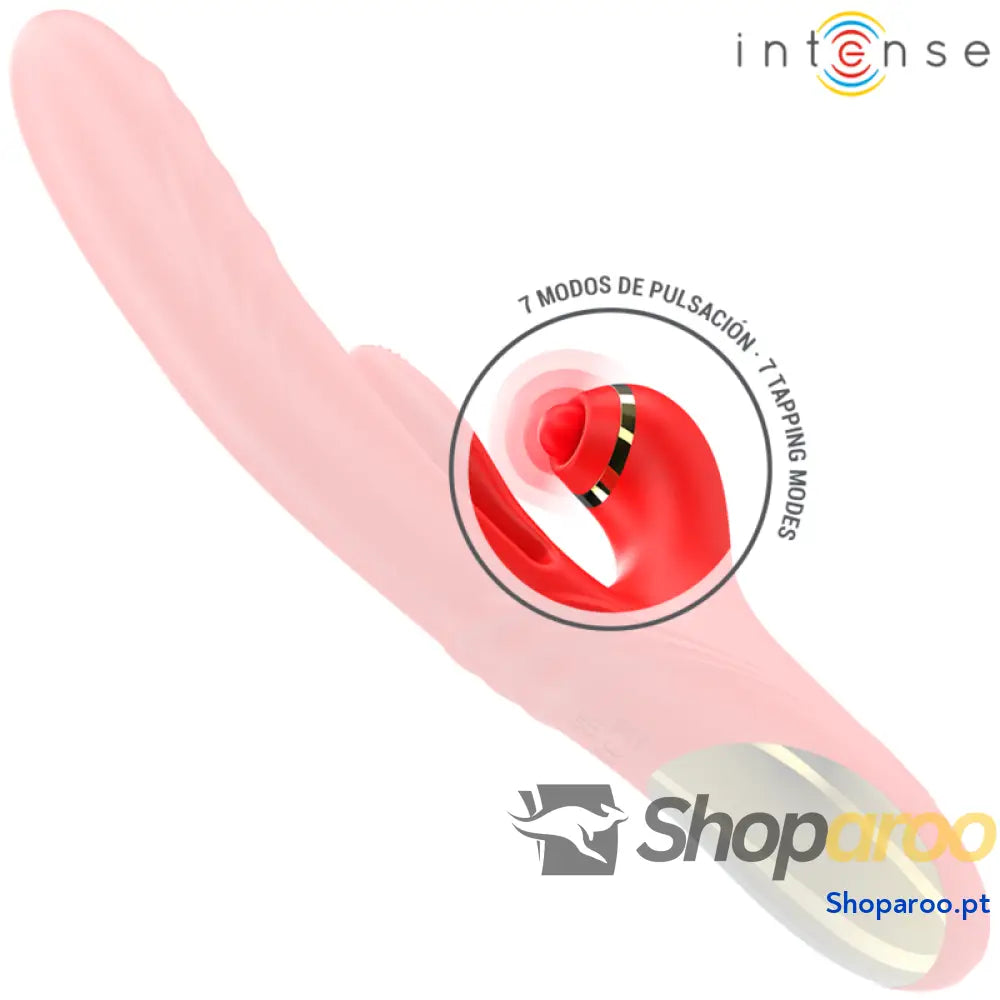 ROSALIA VIBRADOR MULTIFUNCIONAL 3 EM 1 VERMELHO