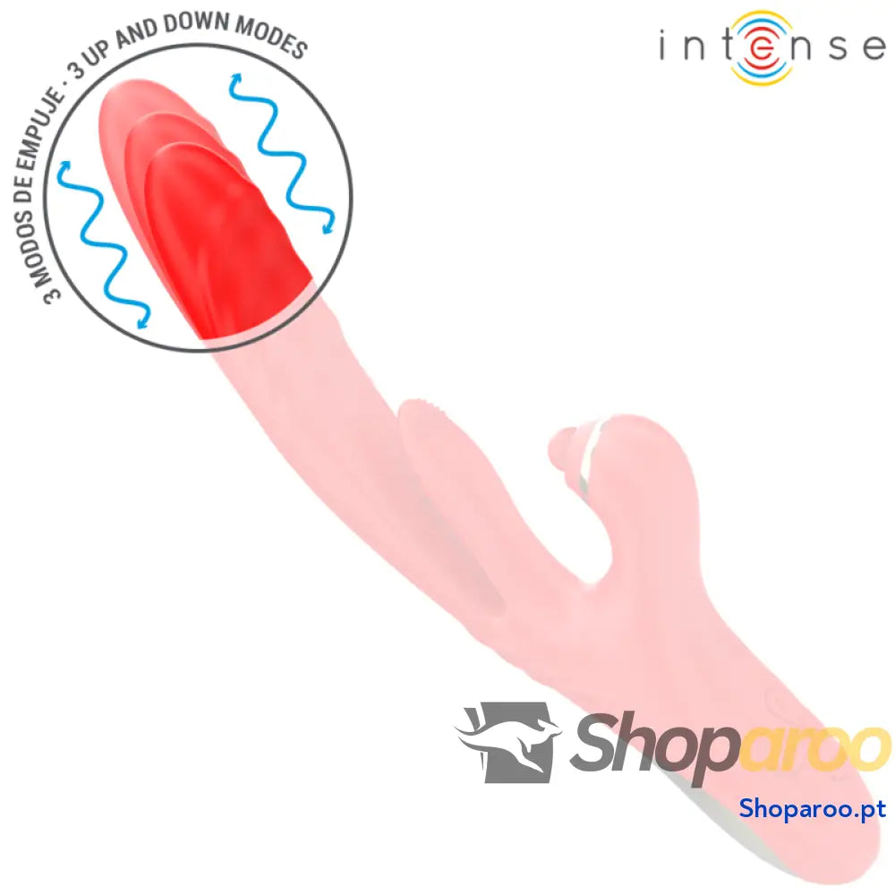 ROSALIA VIBRADOR MULTIFUNCIONAL 3 EM 1 VERMELHO