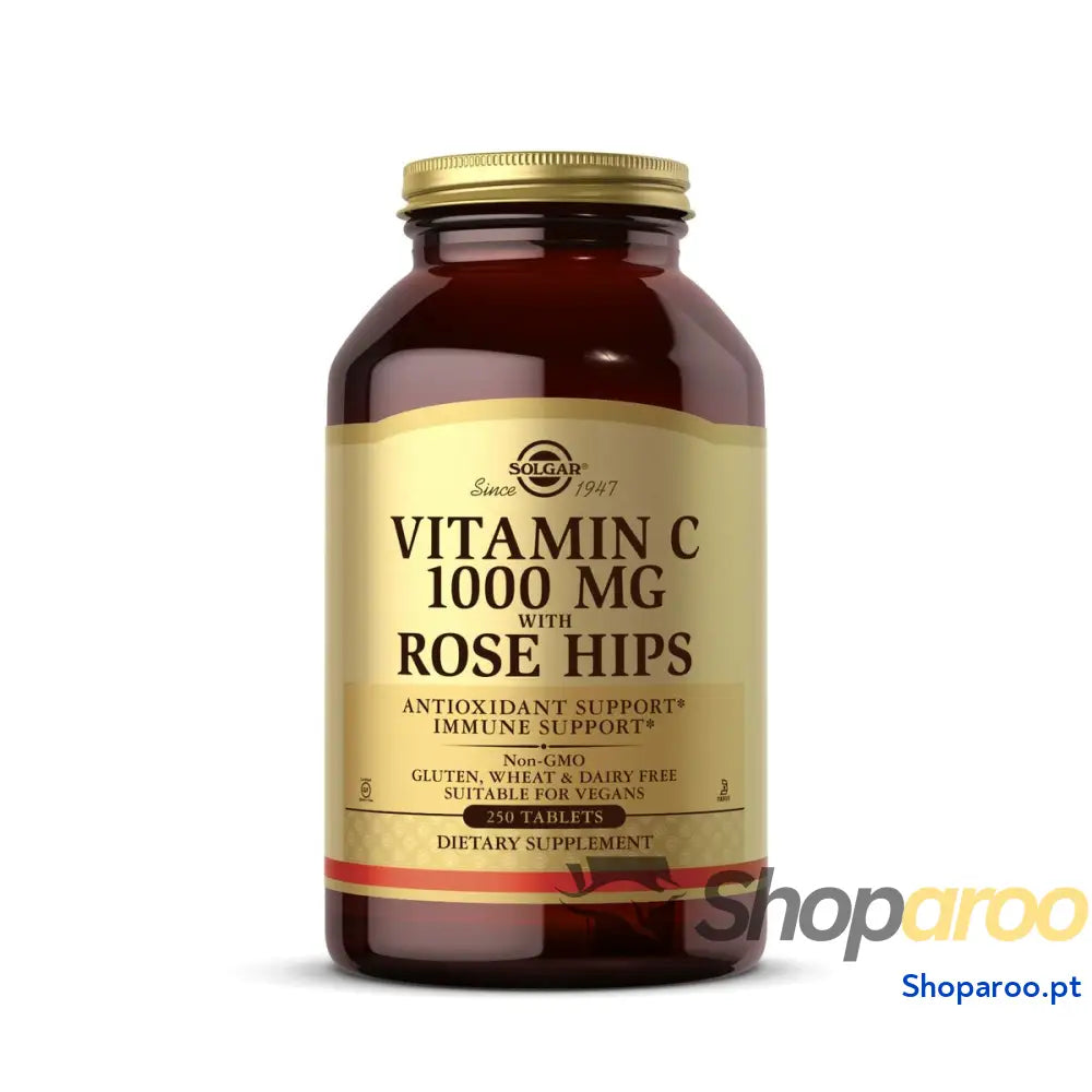 Rose Hips + Vitamina C Solgar 250 Unidades