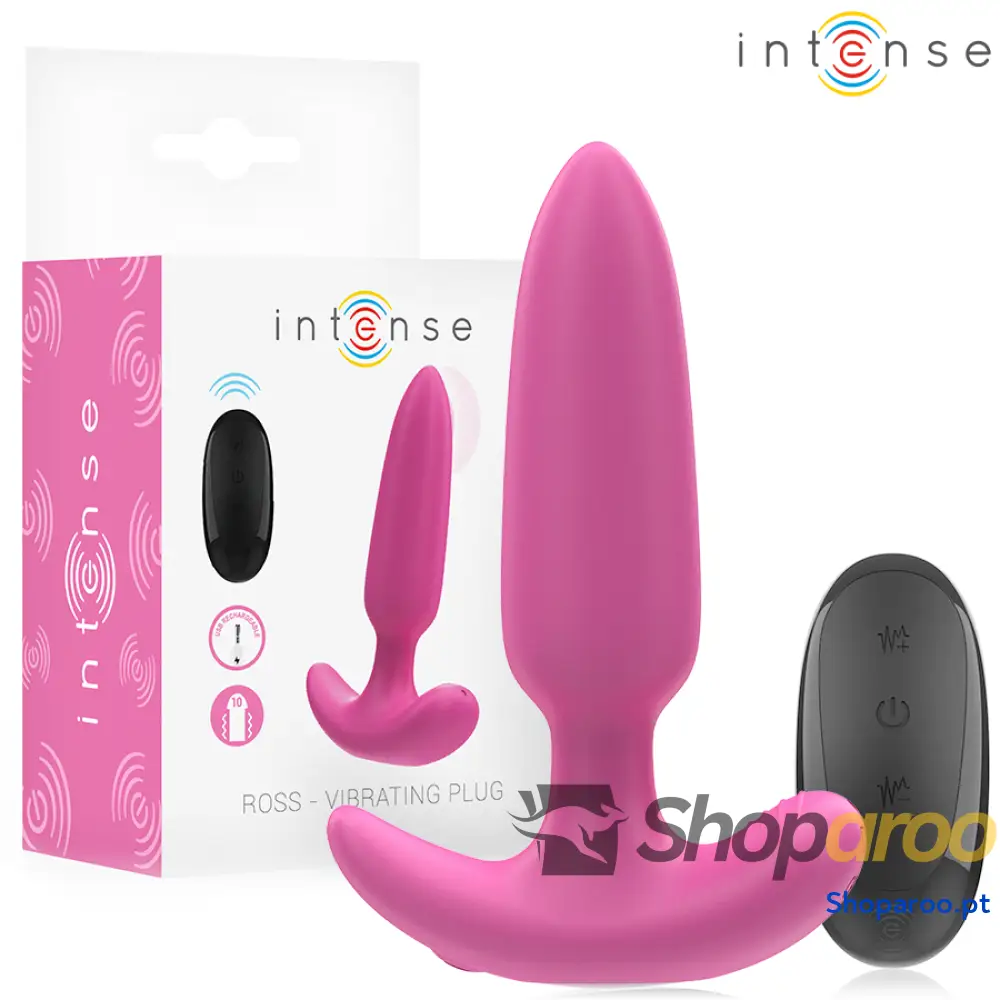ROSS PLUG ANAL 10 VIBRAÇÕES ROSA CONTROLE REMOTO