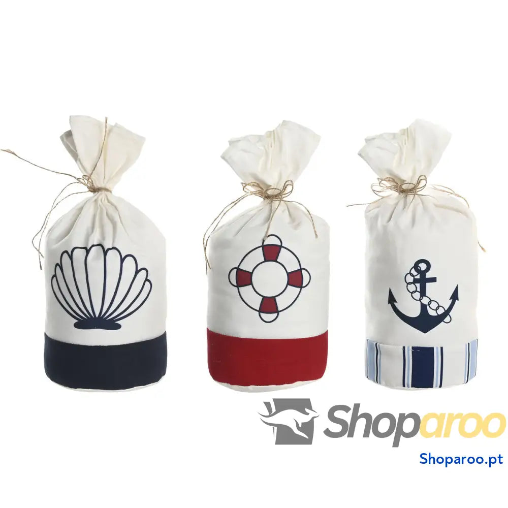 Router DKD Home Decor Azul Branco Vermelho