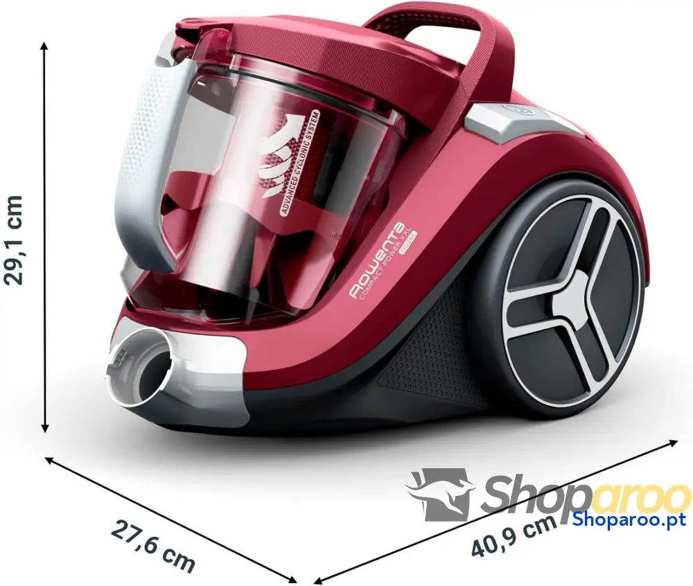 Rowenta Compact Power XXL Aspirador sem saco motor de baixo consumo 900 W filtração ciclónica avançada 3 níveis