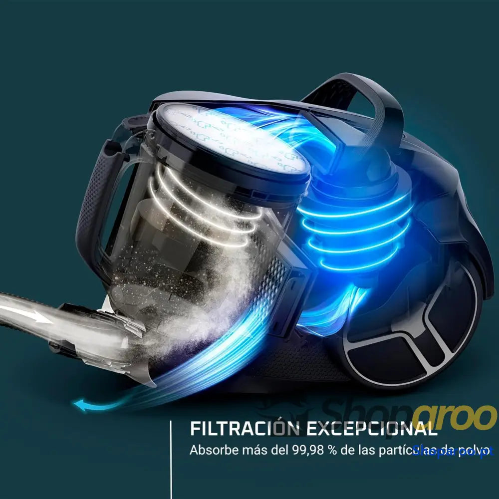 Rowenta Compact Power XXL Aspirador sem saco motor de baixo consumo 900 W filtração ciclónica avançada 3 níveis