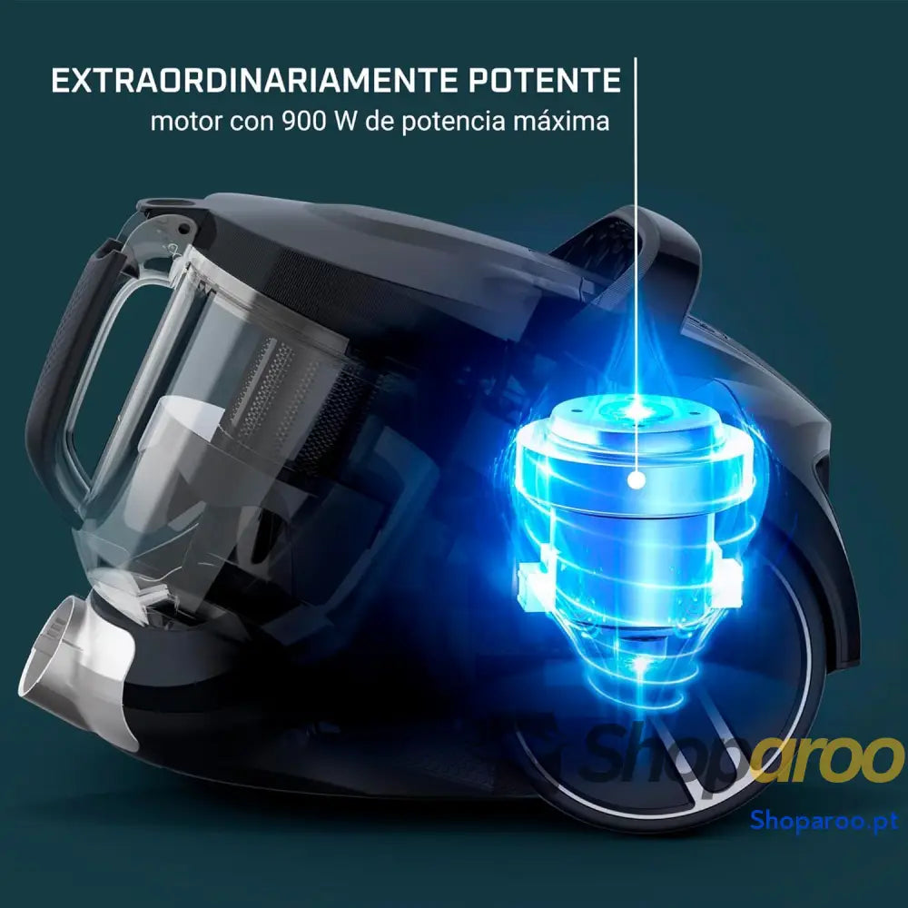 Rowenta Compact Power XXL Aspirador sem saco motor de baixo consumo 900 W filtração ciclónica avançada 3 níveis