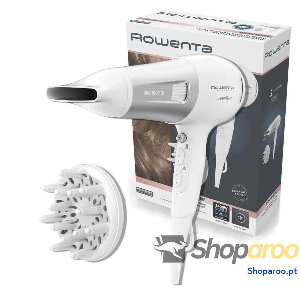 Secador de cabelo Rowenta Studio Dry CV5830 2300 W tecnologia Effiwatts 6 definições velocidade/temperatura controlo