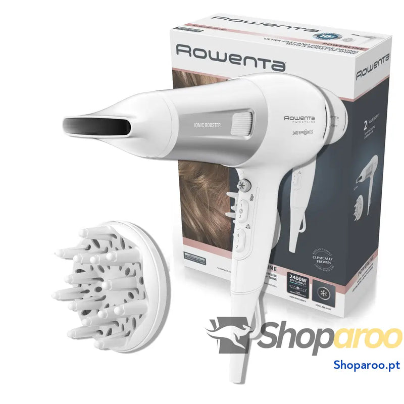 Secador de cabelo Rowenta Studio Dry CV5830 2300 W tecnologia Effiwatts 6 definições velocidade/temperatura controlo