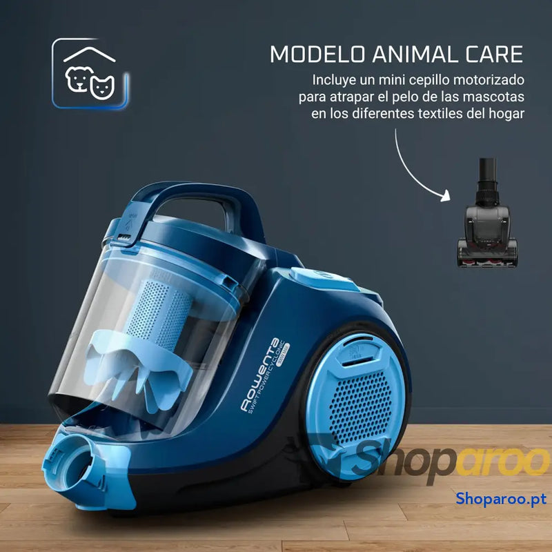 Rowenta Swift Power RO2981 Total Care aspirador sem bolsa sistema ciclónico depósito de 1,5 l escova parquet 2 em 1