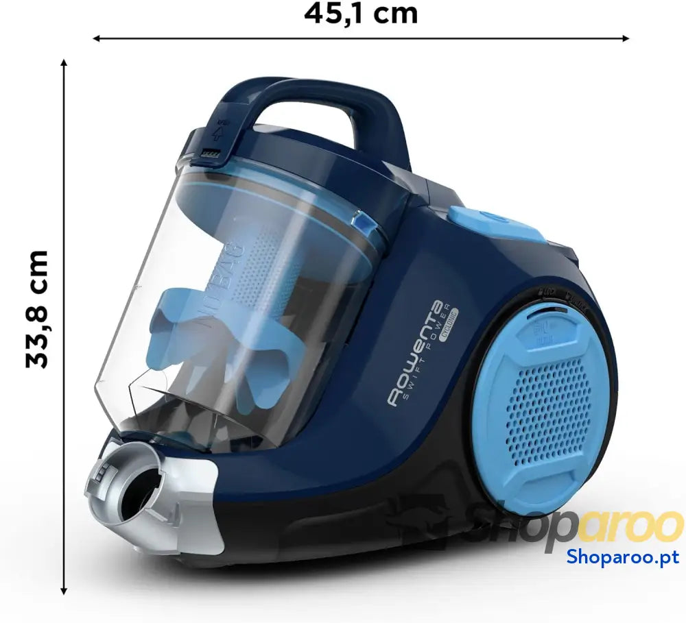 Rowenta Swift Power RO2981 Total Care aspirador sem bolsa sistema ciclónico depósito de 1,5 l escova parquet 2 em 1