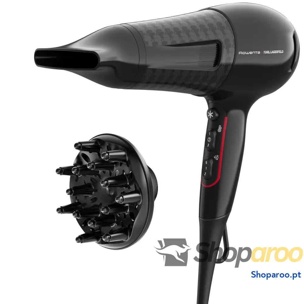 Secador de Cabelo Rowenta x Karl Lagerfeld Studio Dry CV581L 2300W