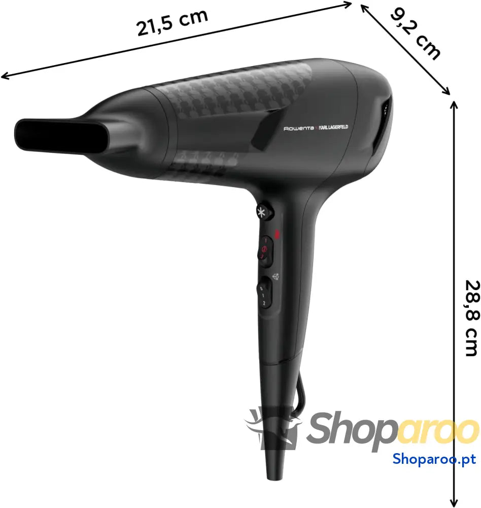 Secador de Cabelo Rowenta x Karl Lagerfeld Studio Dry CV581L 2300W