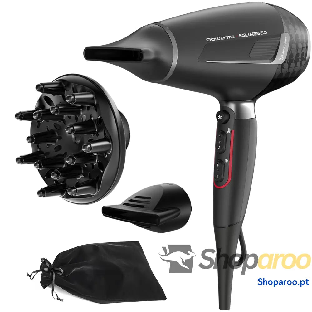 Secador de Cabelo Rowenta x Karl Lagerfeld Studio Dry CV581L 2300W
