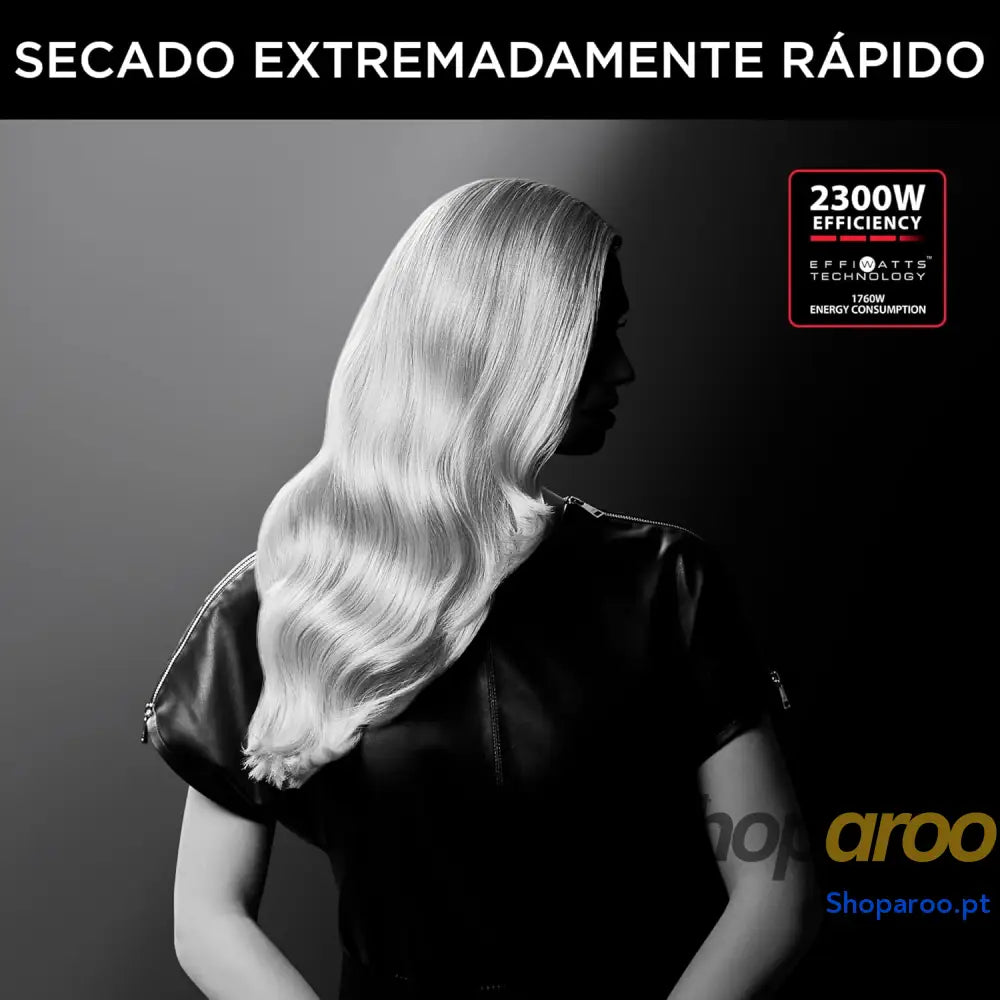 Secador de Cabelo Rowenta x Karl Lagerfeld Studio Dry CV581L 2300W