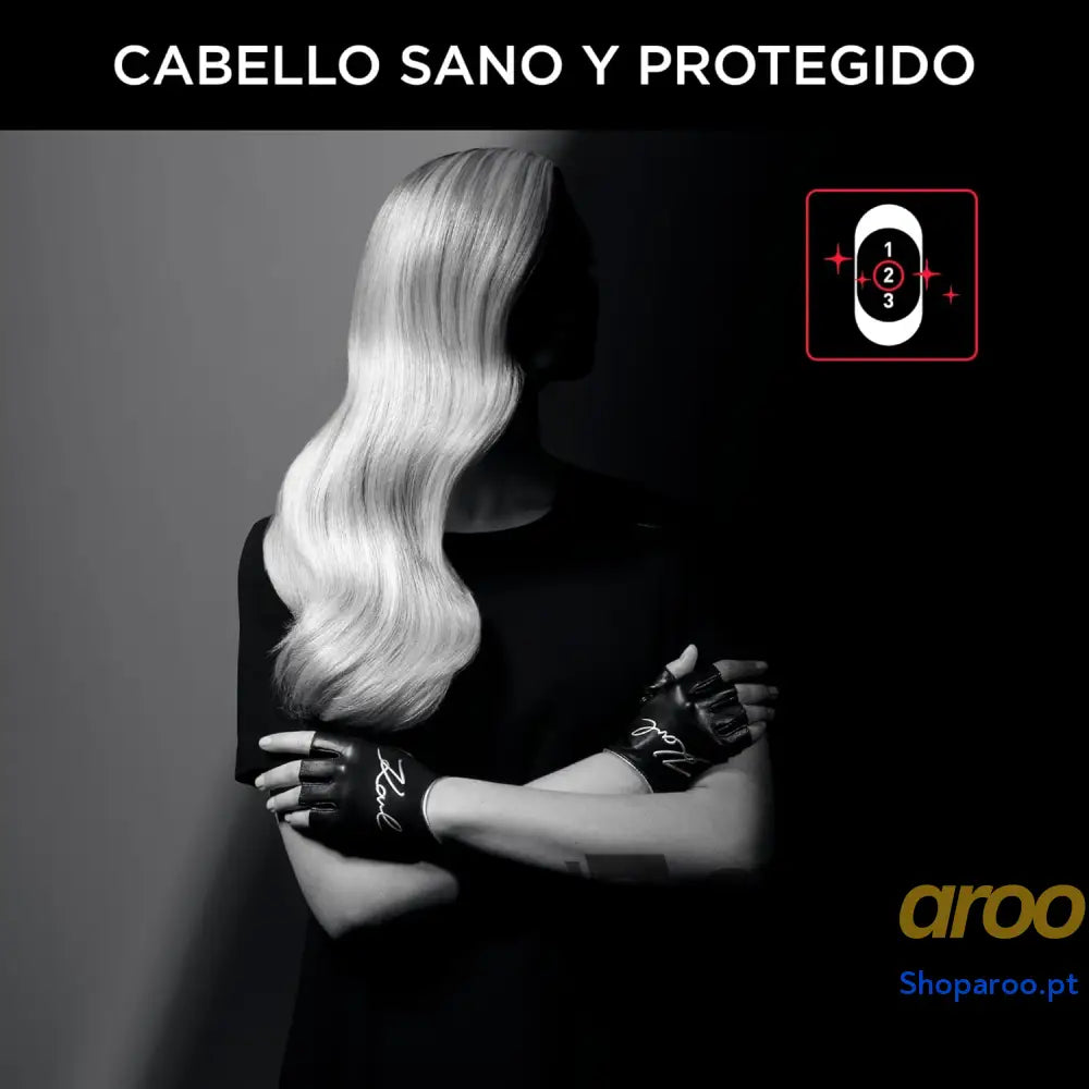Secador de Cabelo Rowenta x Karl Lagerfeld Studio Dry CV581L 2300W