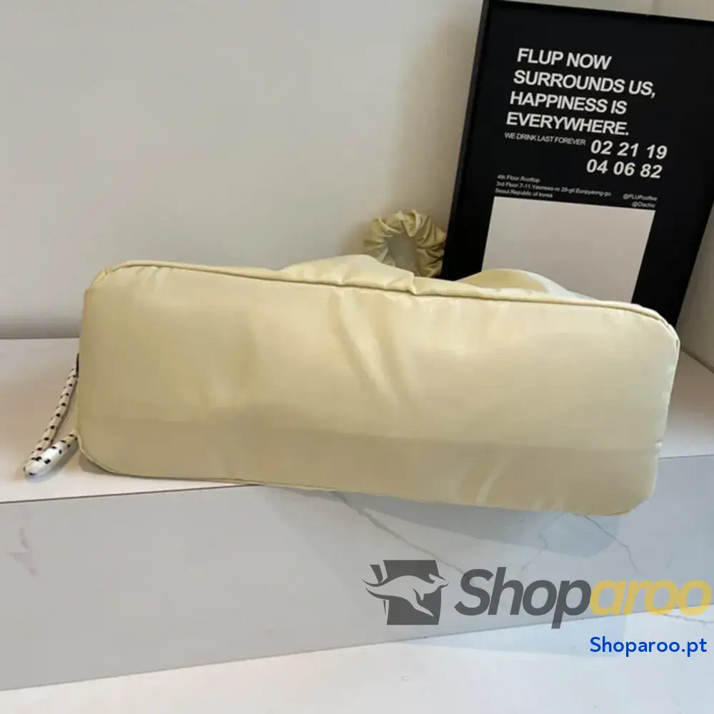 Ruched Large Tote Bag