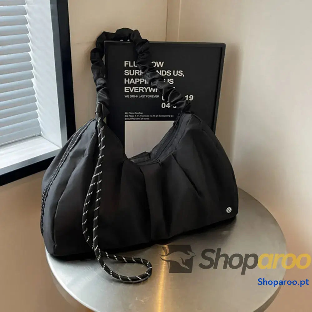 Ruched Large Tote Bag