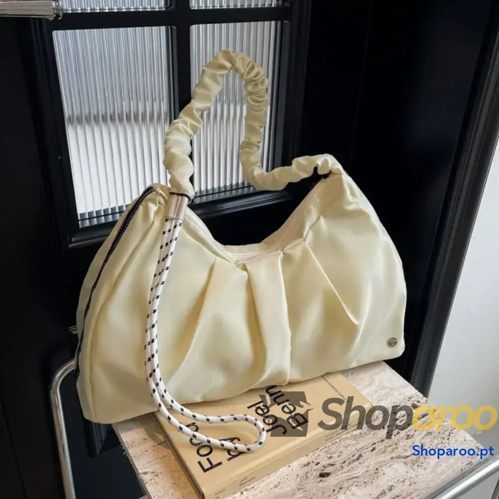 Ruched Large Tote Bag