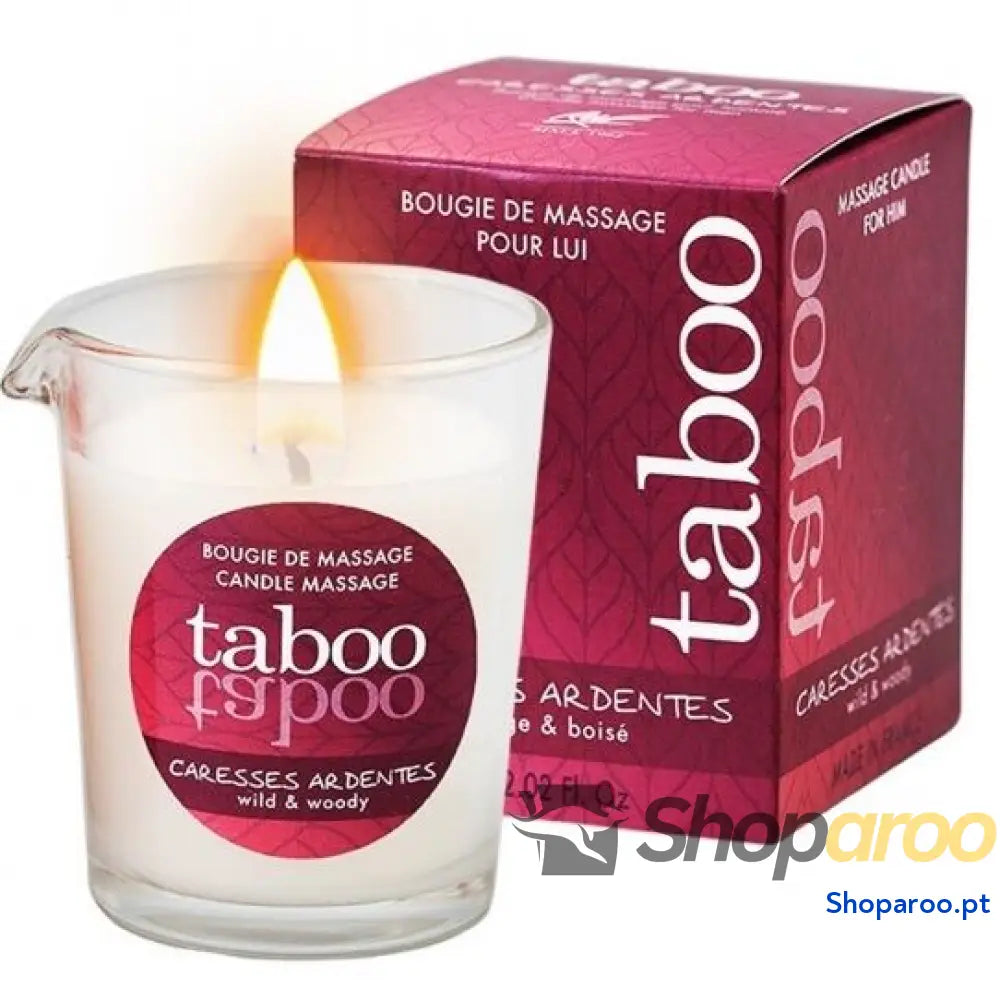 RUF - VELA DE MASSAGEM TABOO PARA ELE ACIRCULA ARDENTES FERN AROMA