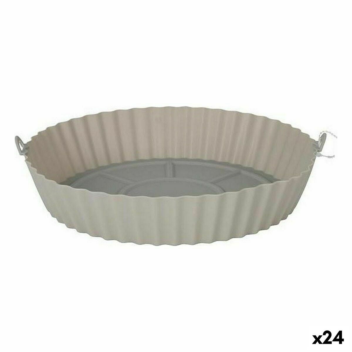 Cesta para Fritadeira a Ar Quttin AIR FRYER Silicone 22 x 22 x 5 cm (24 Unidades)