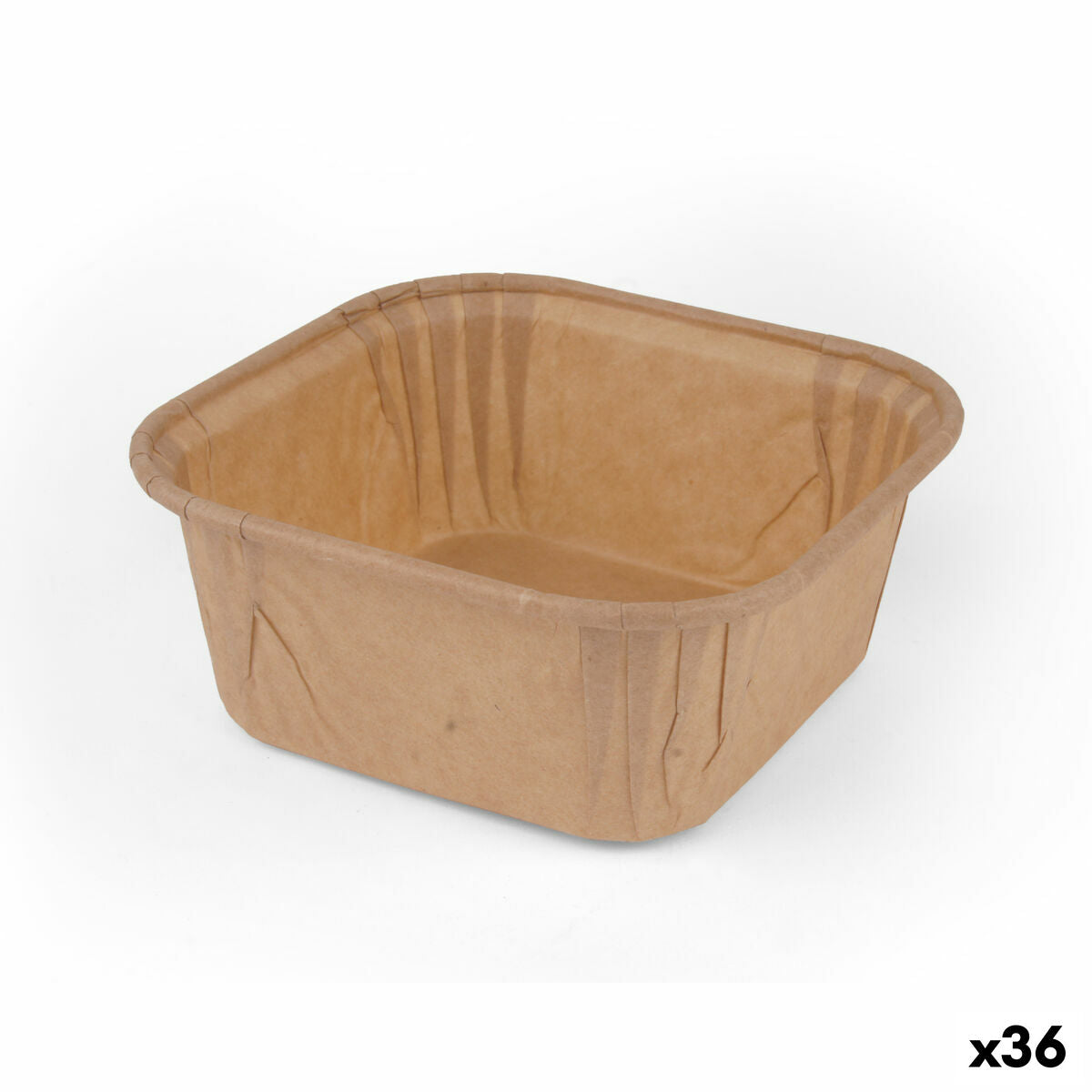 Conjunto de Formas para Pastelaria Algon Papel 6,5 x 6,5 x 3,5 cm 25 Peças (36 Unidades)