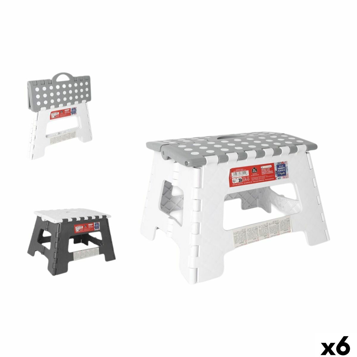 Banco Dobrável Confortime 35 x 35 x 4,1 cm