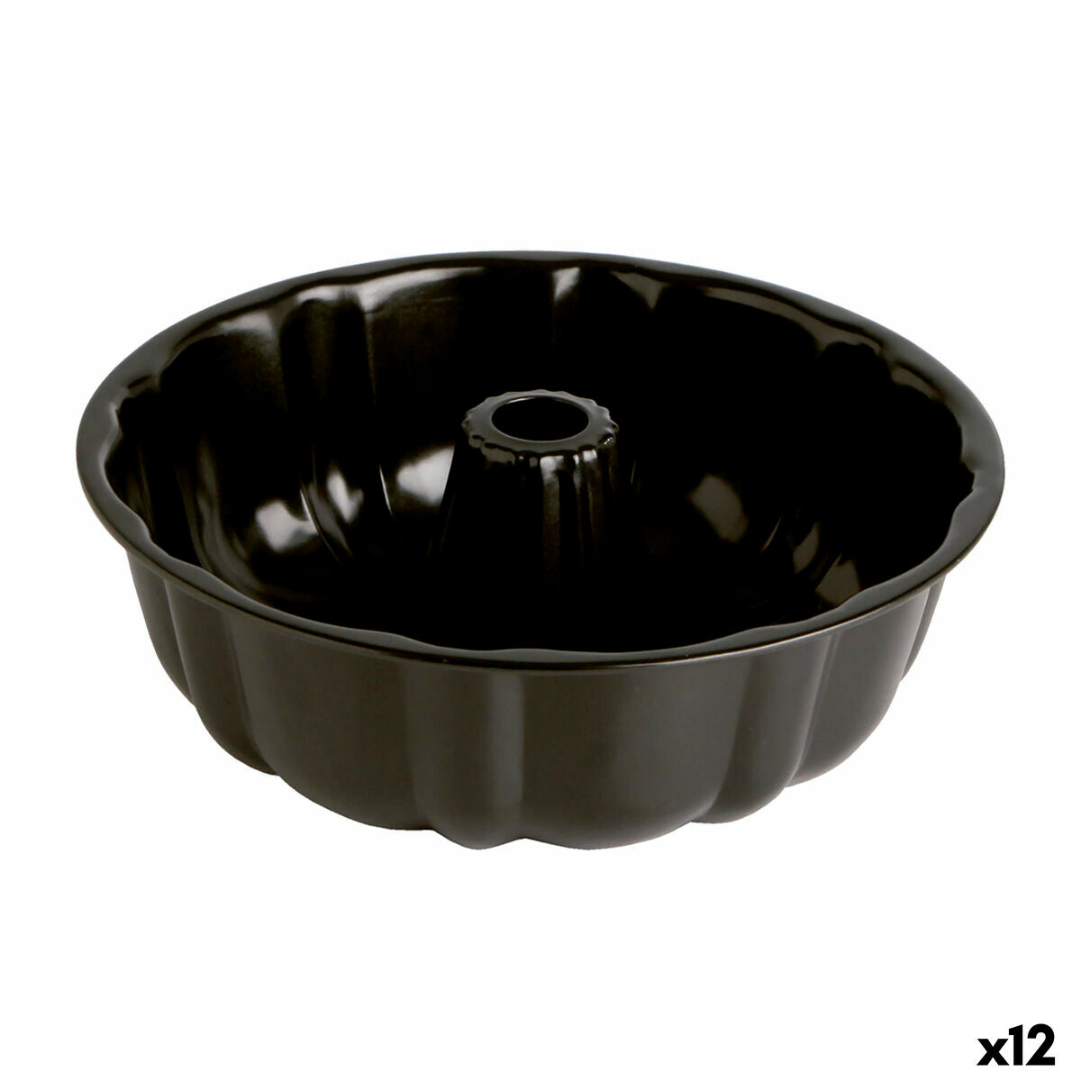 Molde de Bolos Quid Sweet Grey Preto Metal 24 x 8 cm